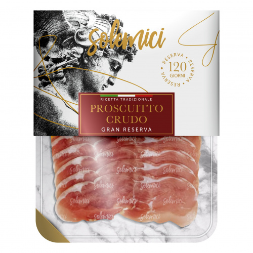 Продукт из свинины категория А "Прошутт Крудо", Solemici (0,100кг)