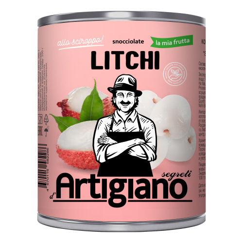 Личи в сиропе "ARTIGIANO" Ban Mai ж/б (0,565кг)