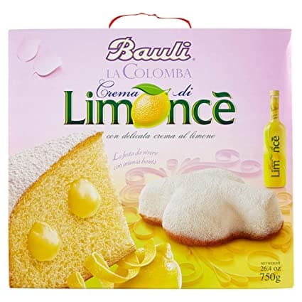 Кулич Пасхальный "Colomba" с крем. нач. со вк. лимона с пак. с сах. "Bauli" (0,750 кг)