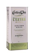 Масло оливковое нерафинированное Extra Virgin, Costa d’Oro (5л)