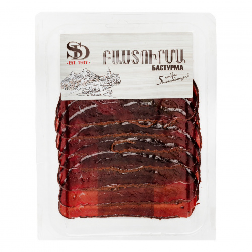 Бастурма из говядины сыровяленая, Сытный Дом (0,070 кг)