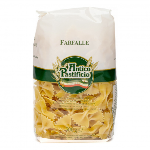 Паста без яиц Фарфалле, Antico Pastificio (0,500кг)