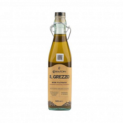 Масло оливковое нефильтрованное Extra Virgin Il Grezzo, Costa d’Oro (0,5л)
