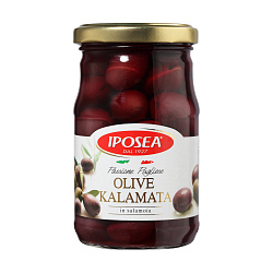 Оливки Каламата с косточкой, IPOSEA (0,290кг)
