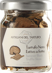 Трюфель летний черный резаный в масле, Artigiani del Tartufo (0,130кг)