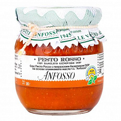 Соус Песто Россо с базиликом, Anfosso (0,180 кг)