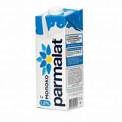 Молоко ультрапастеризованное 1,8%, PARMALAT (1л)