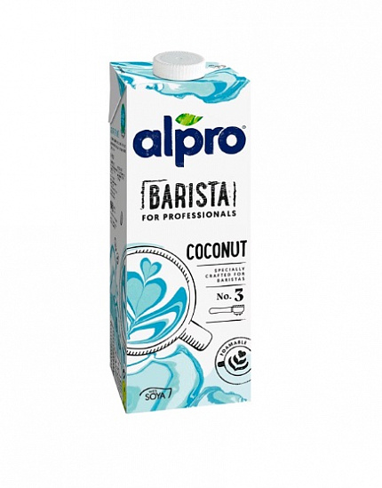 Напиток кокосовый с соей обогащенный кальцием Barista, Alpro (1л)