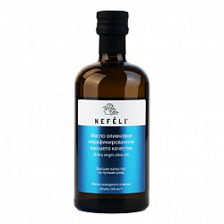 Масло оливковое нерафинированное Extra Virgin, NEFELI (0,5л)