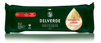 Паста № 009 Спагетти, Delverde (0,250кг)