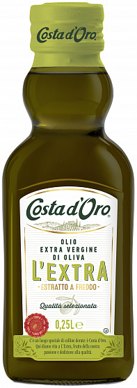 Масло оливковое Extra Virgin, Costa d’Oro (0,250л)