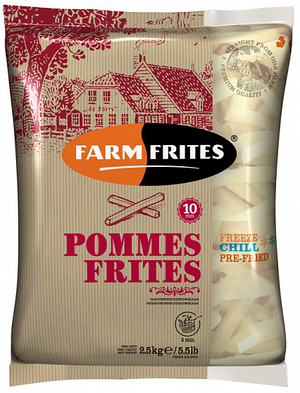 Картофель фри 10 мм, Farm Frites (2,5кг)