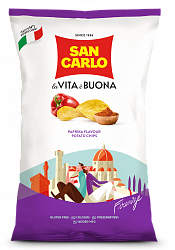 Чипсы картофельные со вкусом паприки, San Carlo (0,150кг)