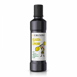 Соус Carandini "Glassa" с ароматом лимона, с добавлением бальзамического уксуса Модены (0,250л)