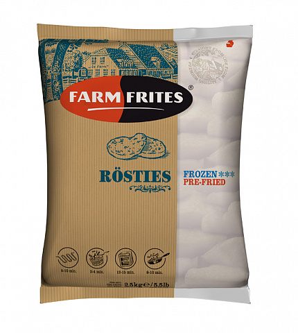 Картофельные ростисы, Farm Frites (2,5кг)