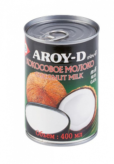 Кокосовое молоко 60%, Aroy-D (0,4л)